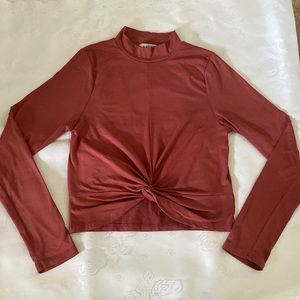 Long sleeve high neck